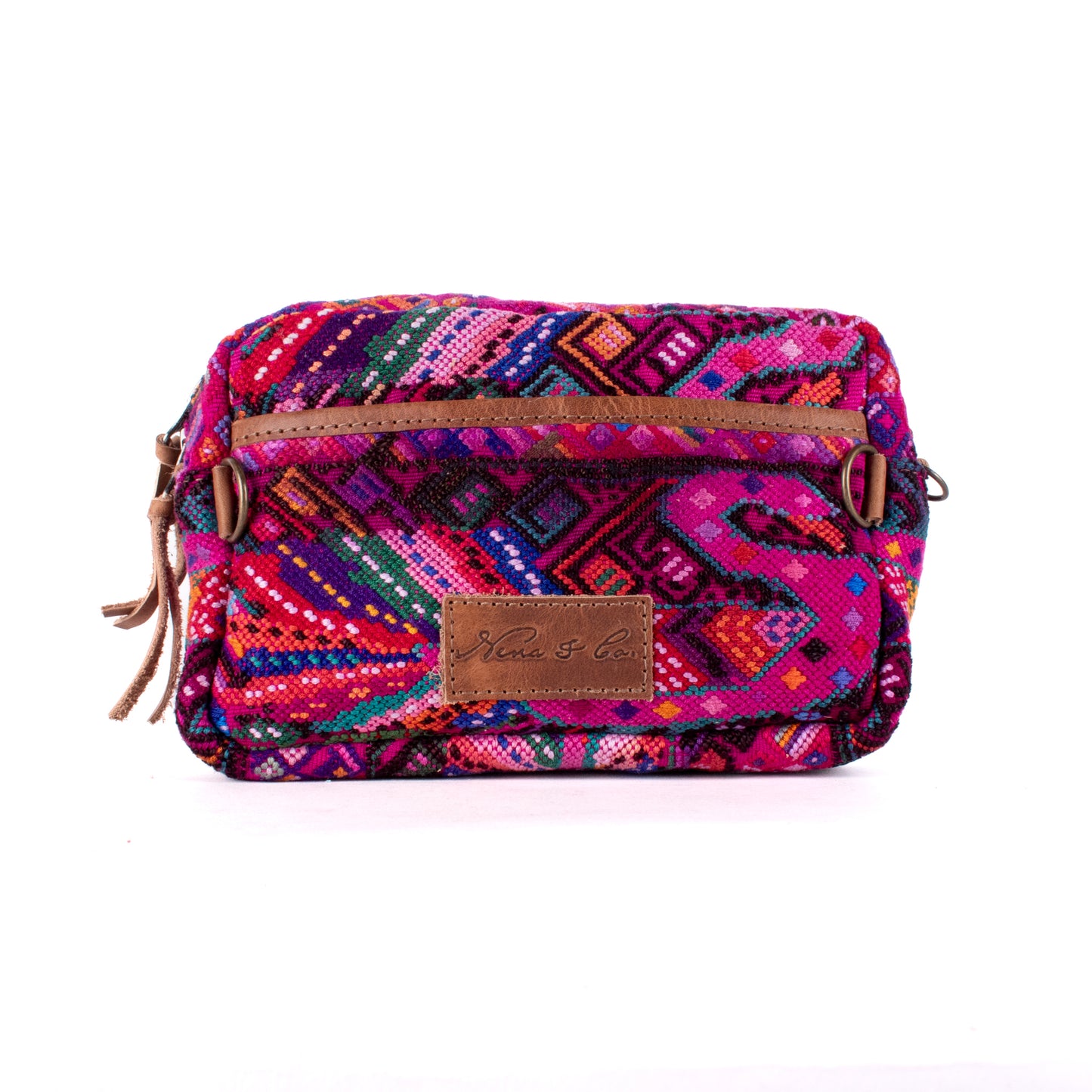 WANDER CROSSBODY SET - OOAK HUIPIL - FAWN - NO. 17914