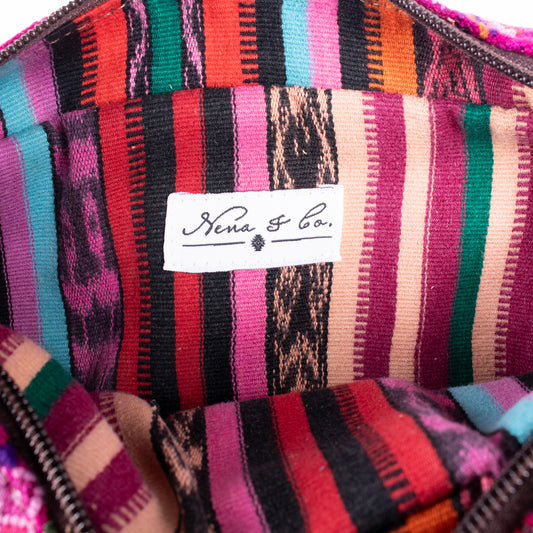 WANDER CROSSBODY SET - OOAK HUIPIL - FAWN - NO. 17914