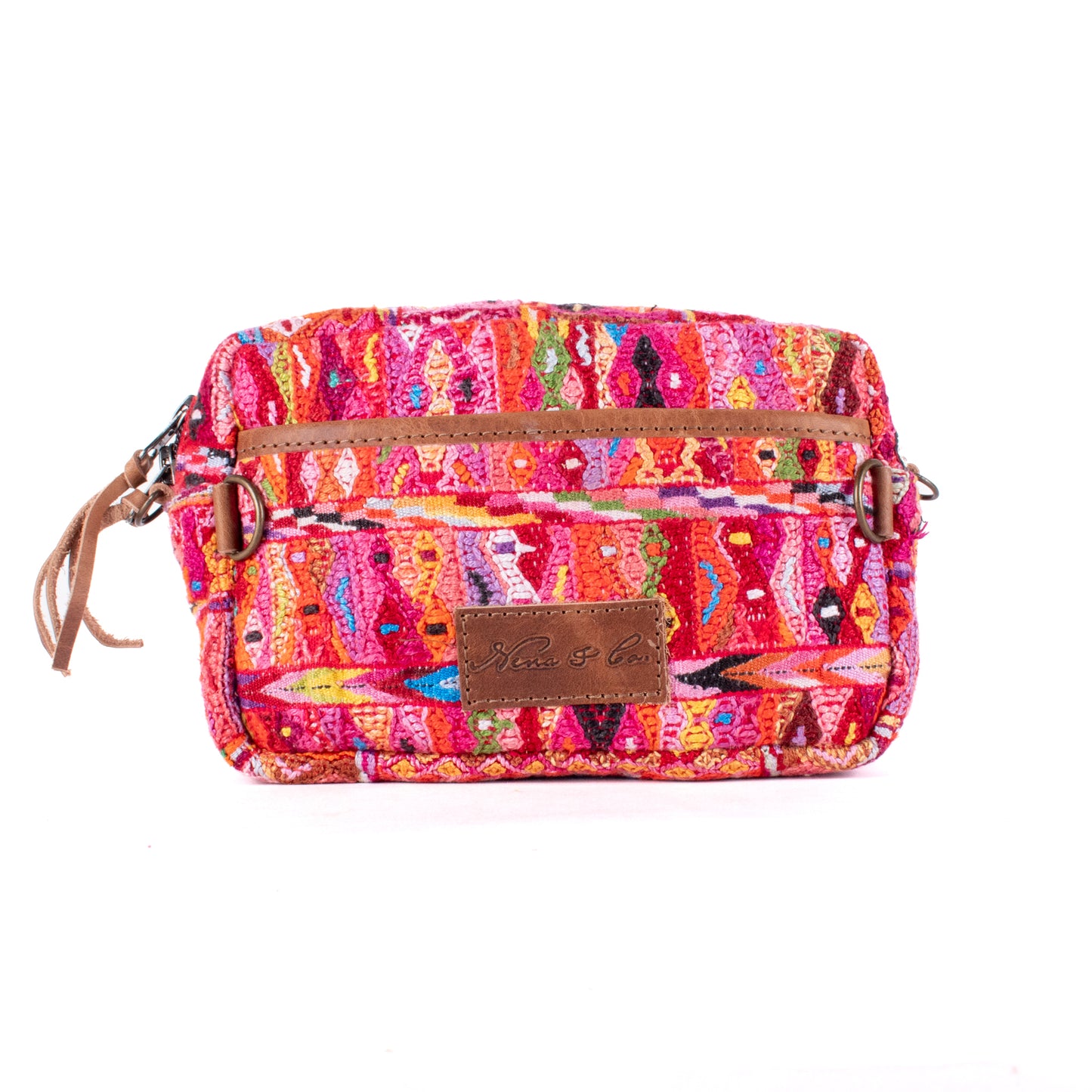 WANDER CROSSBODY SET - OOAK HUIPIL - FAWN - NO. 17915