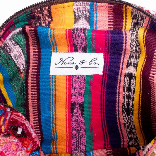 WANDER CROSSBODY SET - OOAK HUIPIL - FAWN - NO. 17915