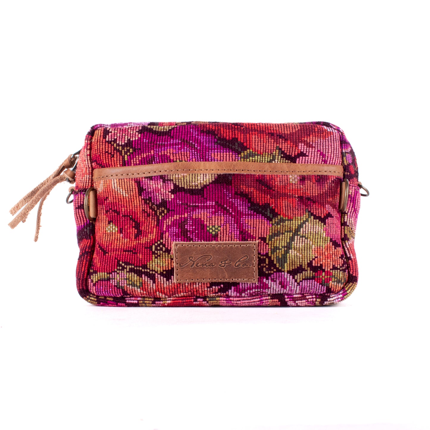 WANDER CROSSBODY SET - OOAK HUIPIL - FAWN - NO. 17916