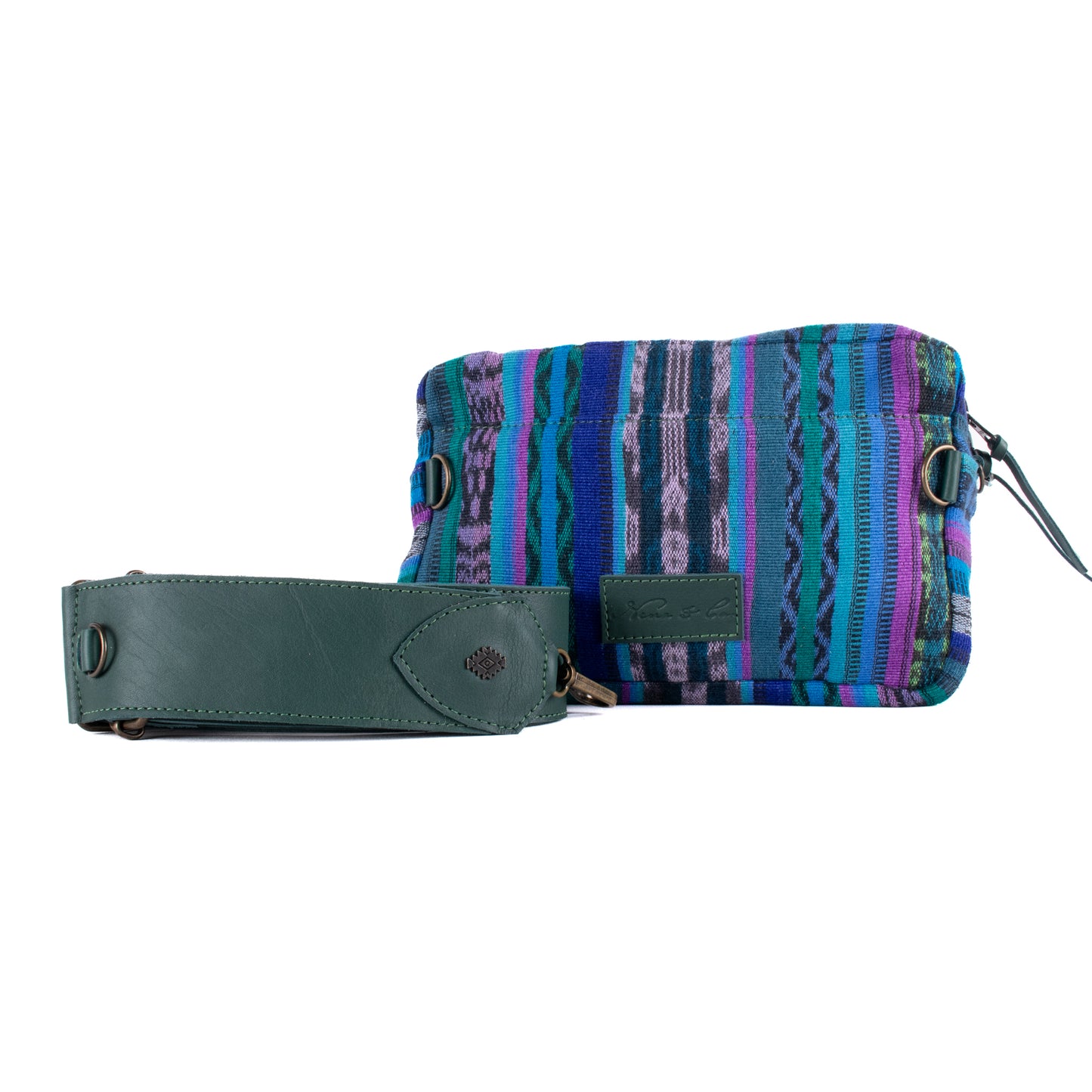 LARGE WANDER CROSSBODY BAG + STRAP SET - CORTE - EVERGLADE - NO. 17977