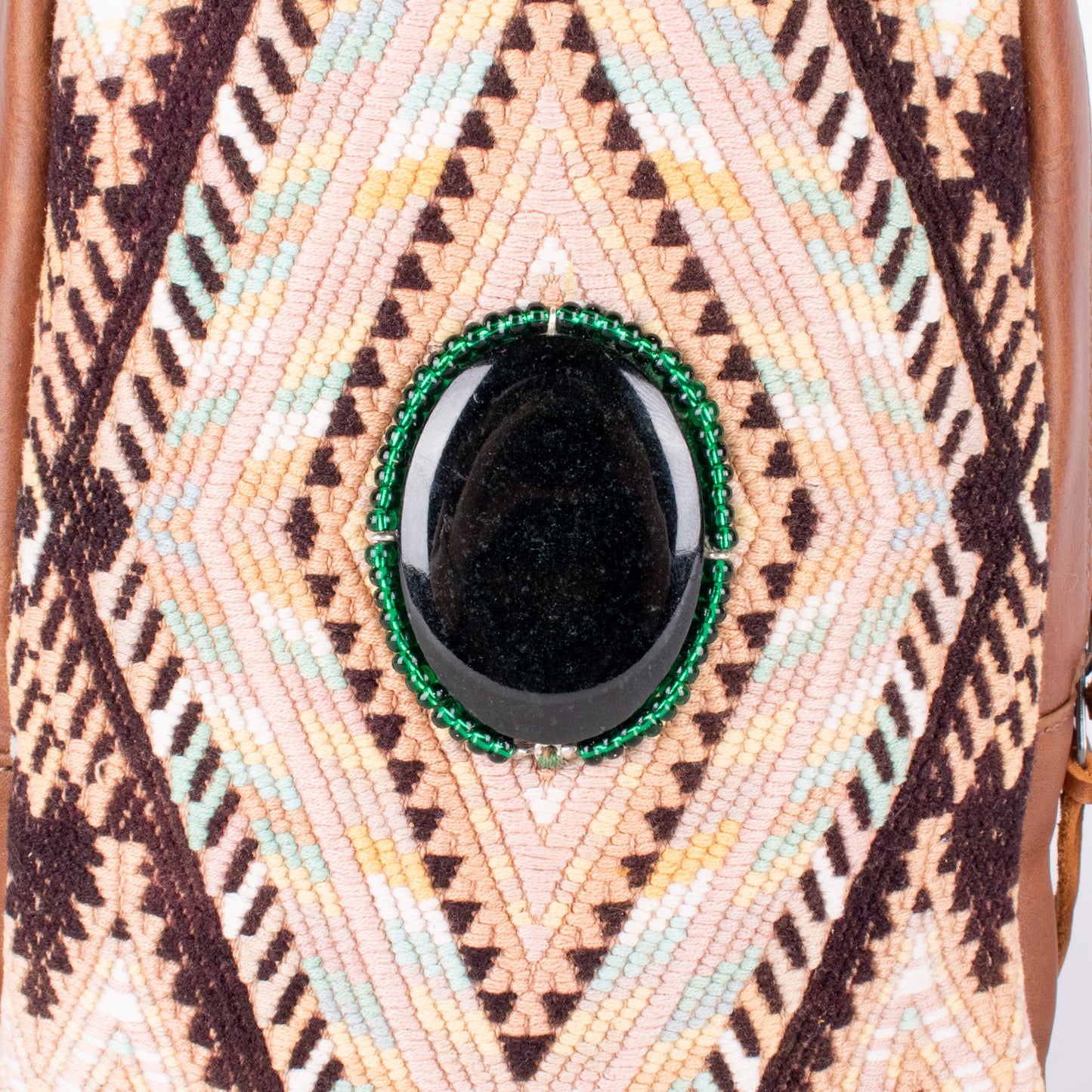 CROSSBODY SLING 2.0 - JADE - OOAK - CAFE - NO. 18006