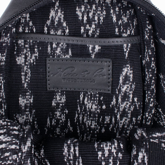 CROSSBODY SLING 2.0 - SMALL - OTOMÍ TEXTILE - BLACK - NO. 18008