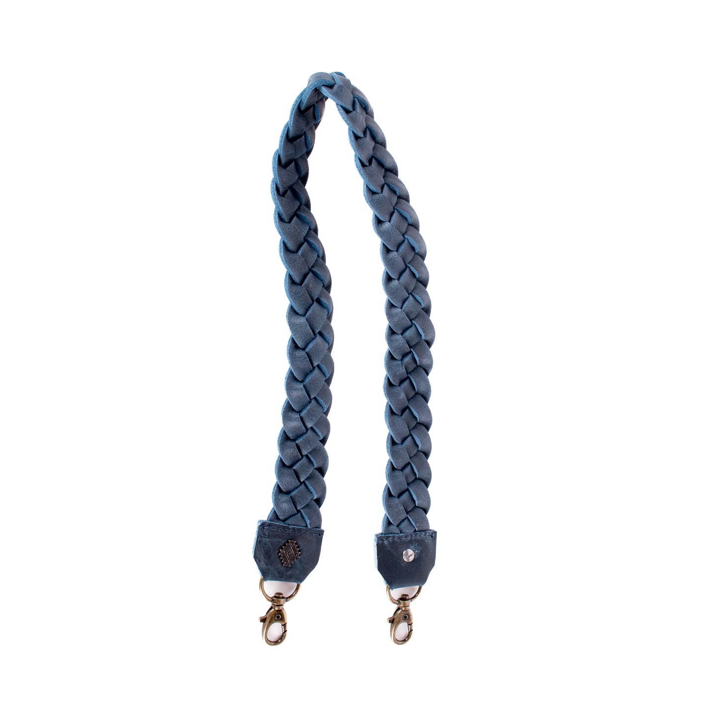 DRAWSTRING BUCKET BAG - OOAK HUIPIL - NAVY - NO. 18024
