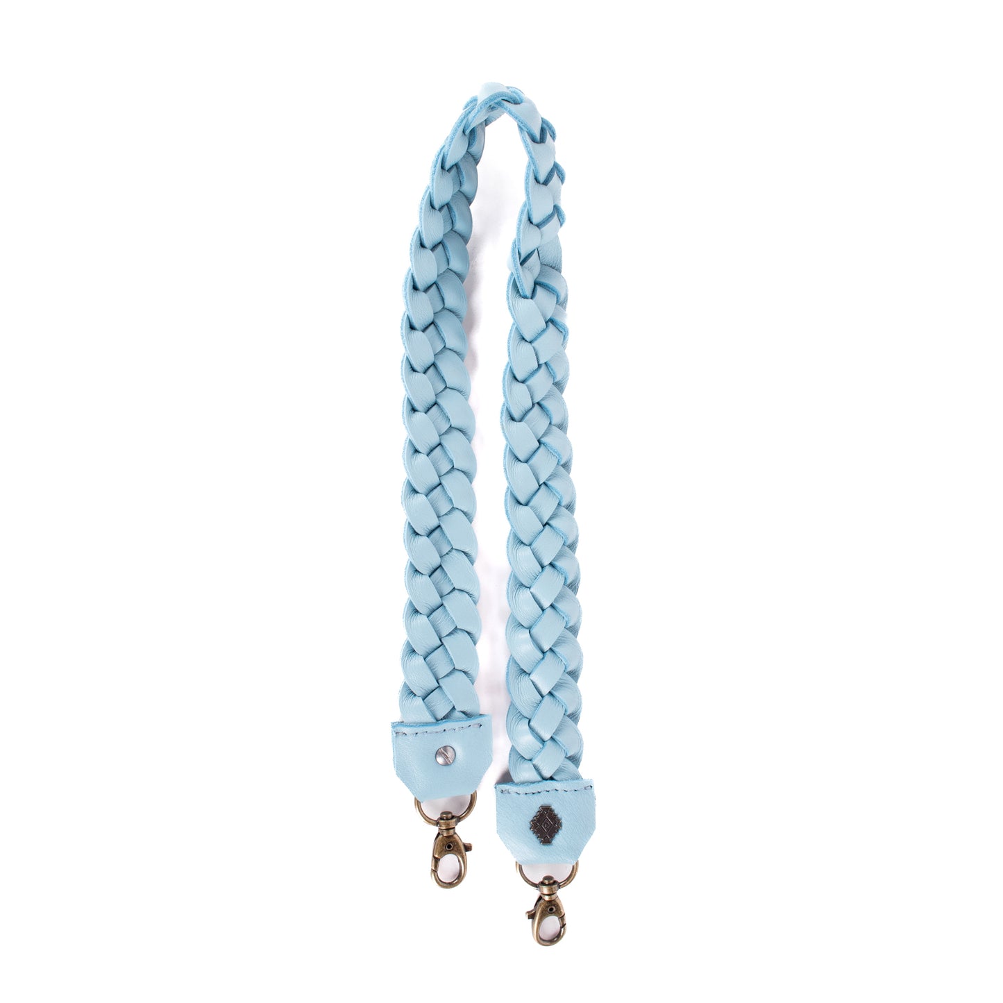 DRAWSTRING BUCKET BAG - OOAK HUIPIL - SKY BLUE - NO. 18025