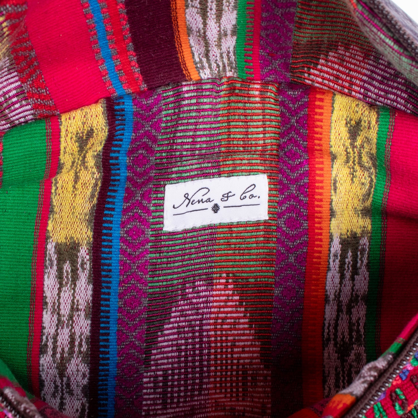 EL DON MANNY PACK - OOAK HUIPIL - PLUM - NO. 18061