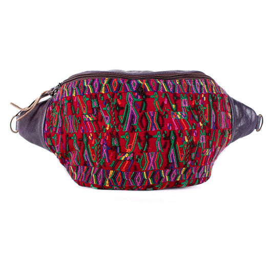 EL DON MANNY PACK - OOAK HUIPIL - PLUM - NO. 18061