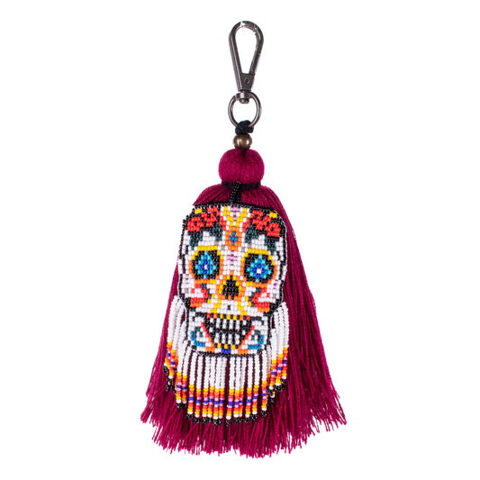 CLASSIC TASSEL - BEADED SKULL