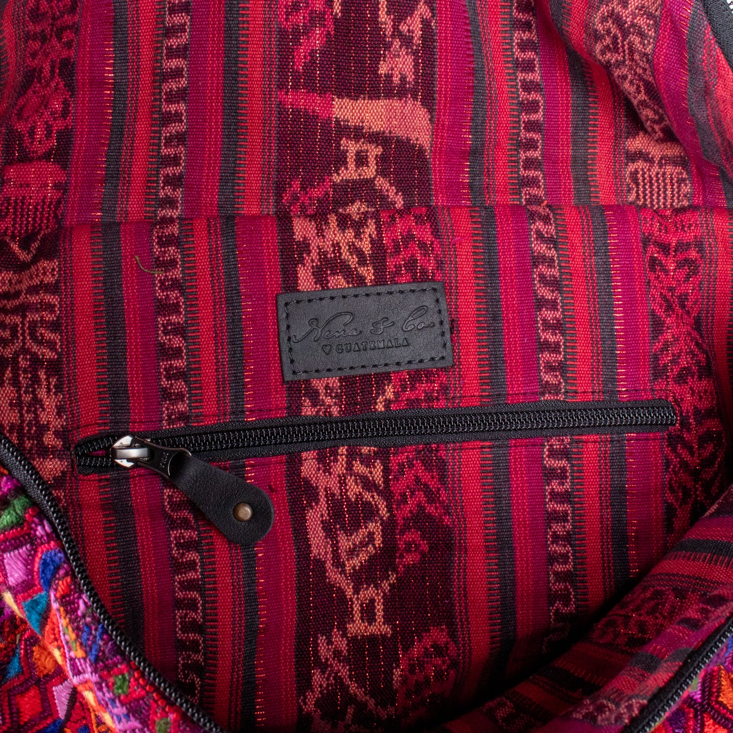 ETHAN BAG - OOAK HUIPIL - BLACK - NO. 18133