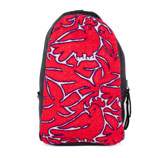 CROSSBODY SLING 2.0 - LARGE - OTOMÍ TEXTILE - BLACK - NO. 18196