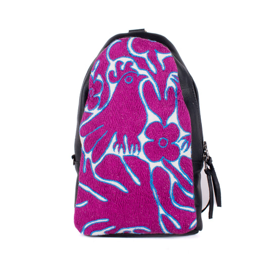 CROSSBODY SLING 2.0 - OTOMÍ TEXTILE - BLACK - NO. 18197