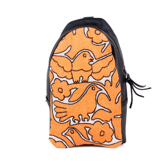 CROSSBODY SLING 2.0 - OTOMÍ TEXTILE - BLACK - NO. 18198