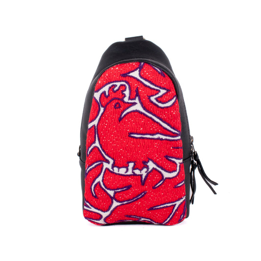 CROSSBODY SLING 2.0 - SMALL - OTOMÍ TEXTILE - BLACK - NO. 18199
