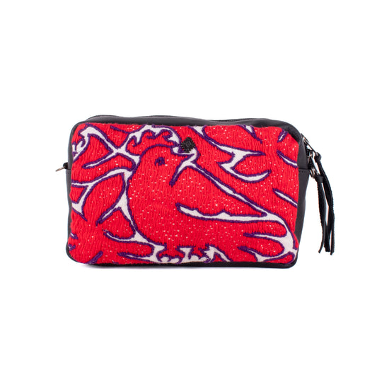 WANDER CROSSBODY SET - OTOMÍ TEXTILE - BLACK - NO. 18201