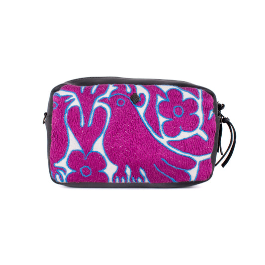 WANDER CROSSBODY SET - OTOMÍ TEXTILE - BLACK - NO. 18202