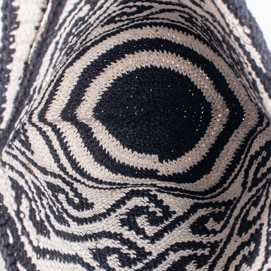 CROCHETED SHOULDER BAG - NO. 18220