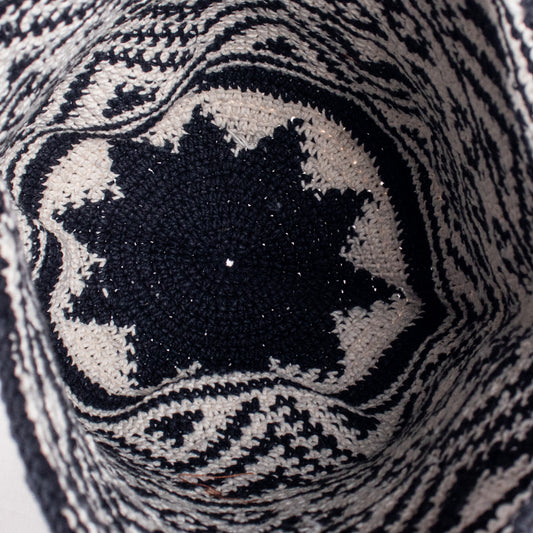 CROCHETED SHOULDER BAG - NO. 18222