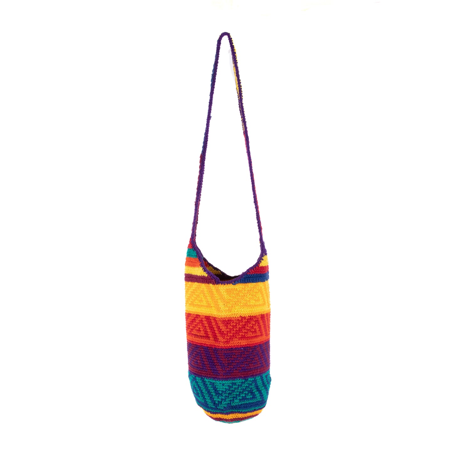 CROCHETED SHOULDER BAG - NO. 18223