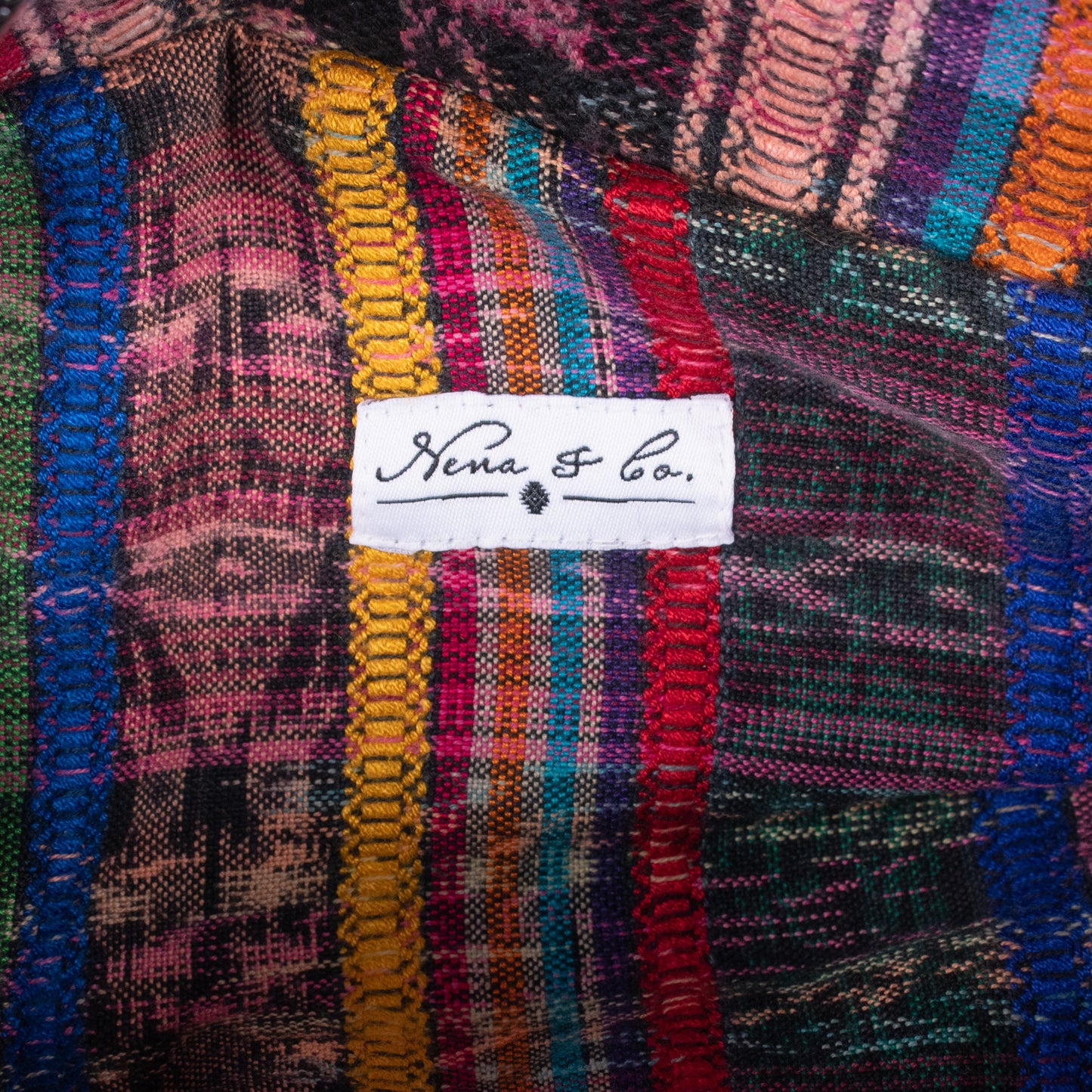 EL DON MANNY PACK WITH JADE - OOAK HUIPIL - BLACK - NO. 18238