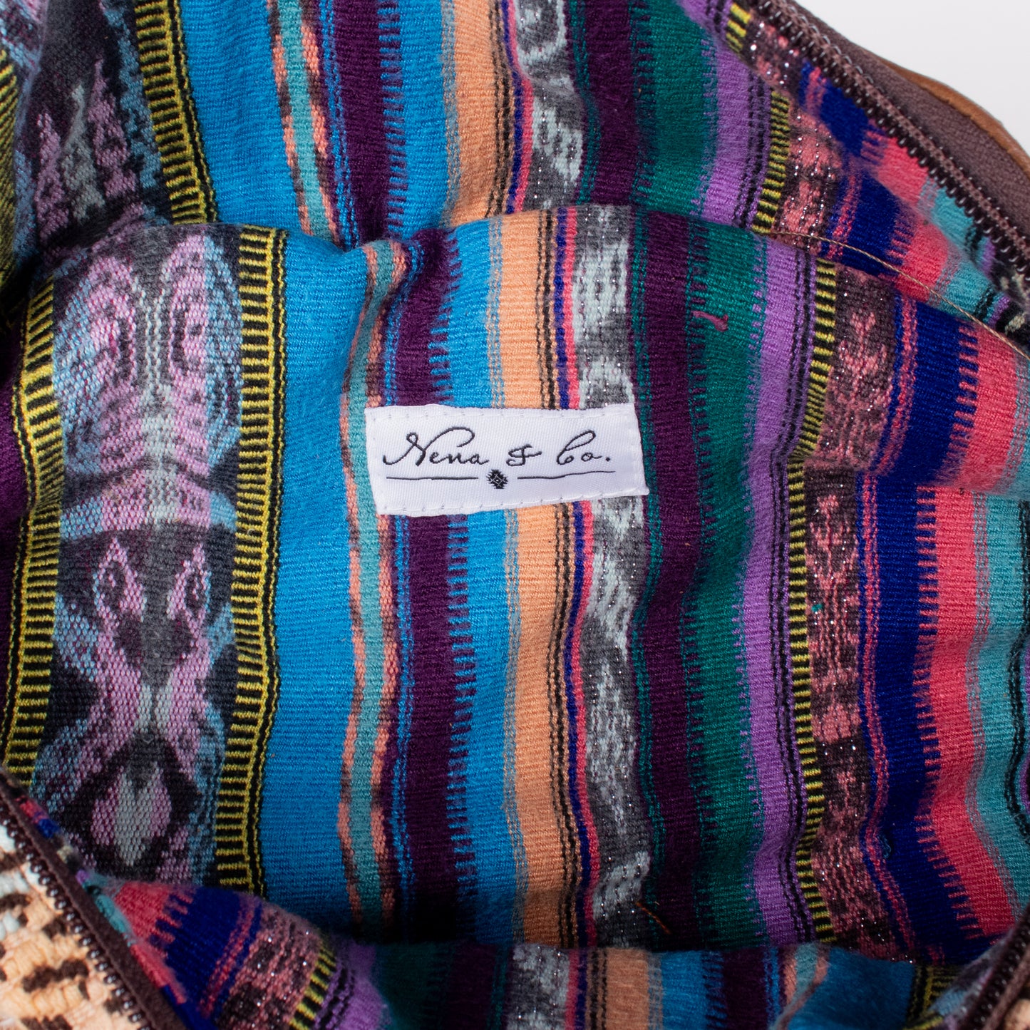 EL DON MANNY PACK WITH JADE - OOAK HUIPIL - CAFE - NO. 18240