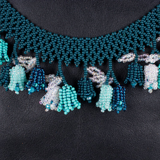 BEADED BUTTERFLY BAG TULIPS - NO. 18247