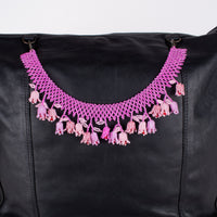 BEADED TULIPS BAG NECKLACE - NO. 18251