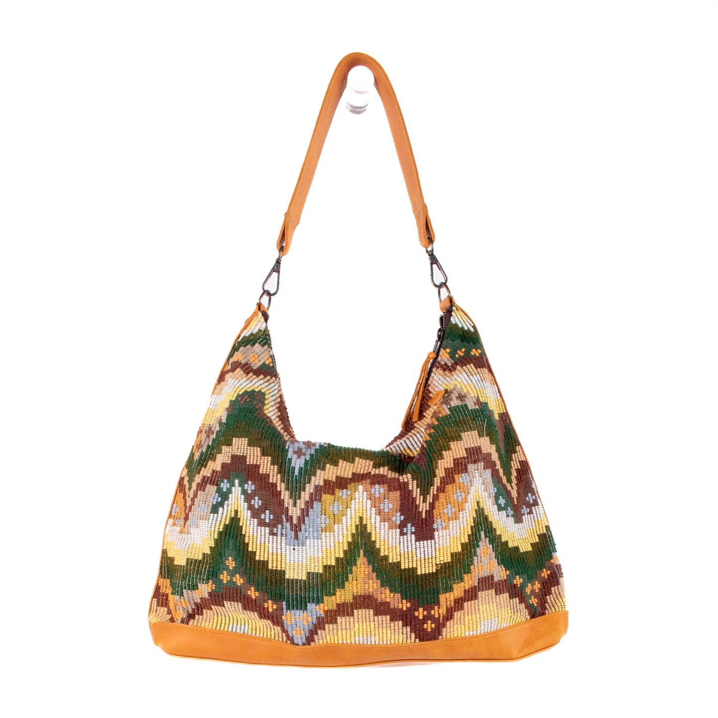 PENELOPE BAG - H&S MOON & STARS - BOURBON - NO. 18361