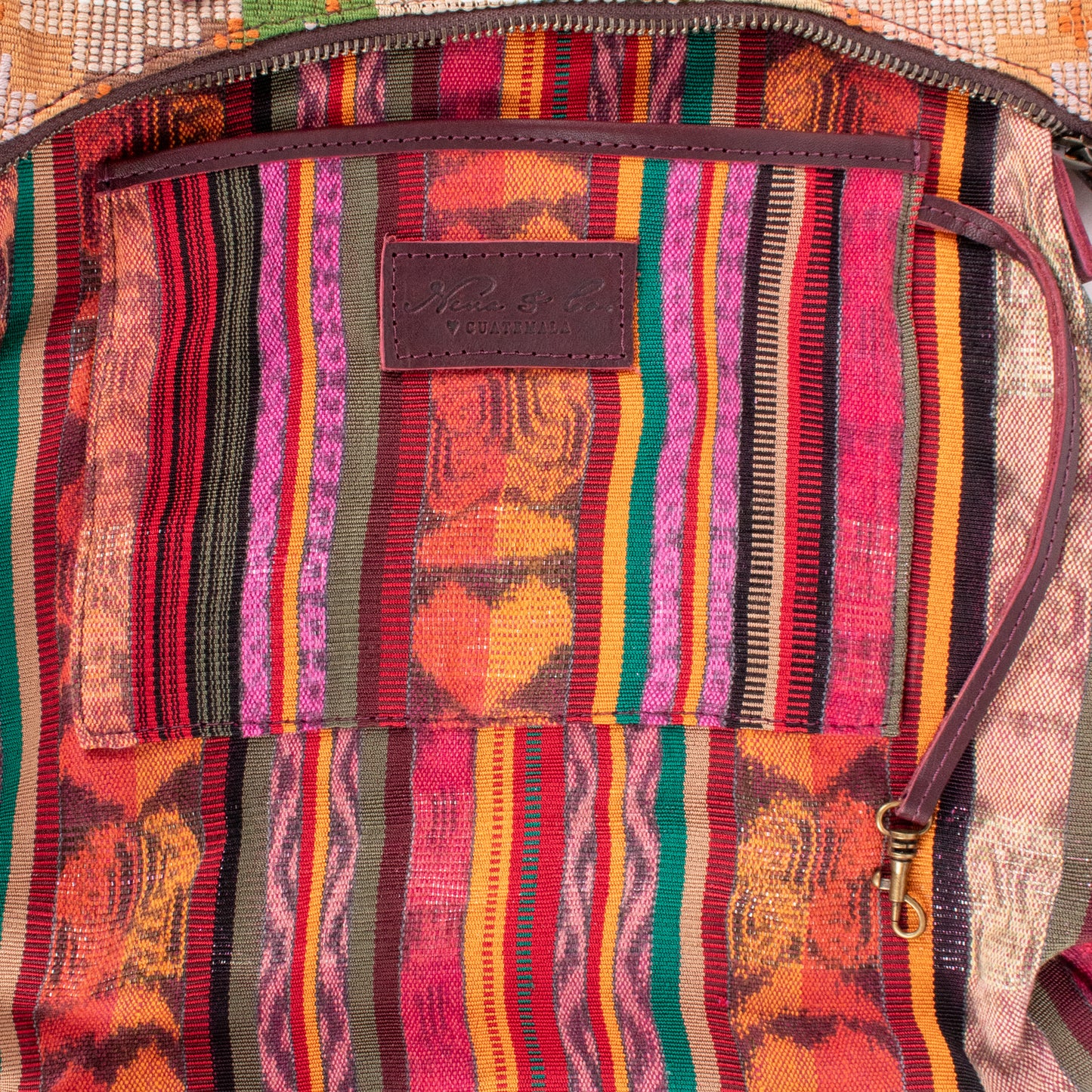 SMALL PENELOPE BAG - H&S MOON & STARS - VINO TINTO - NO. 18386