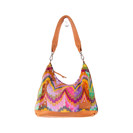 SMALL PENELOPE BAG - H&S MOON & STARS - COGNAC - NO. 18388