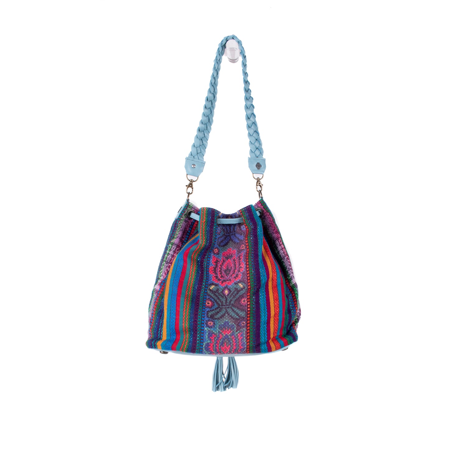 DRAWSTRING BUCKET BAG - CORTE - SKY BLUE - NO. 18395