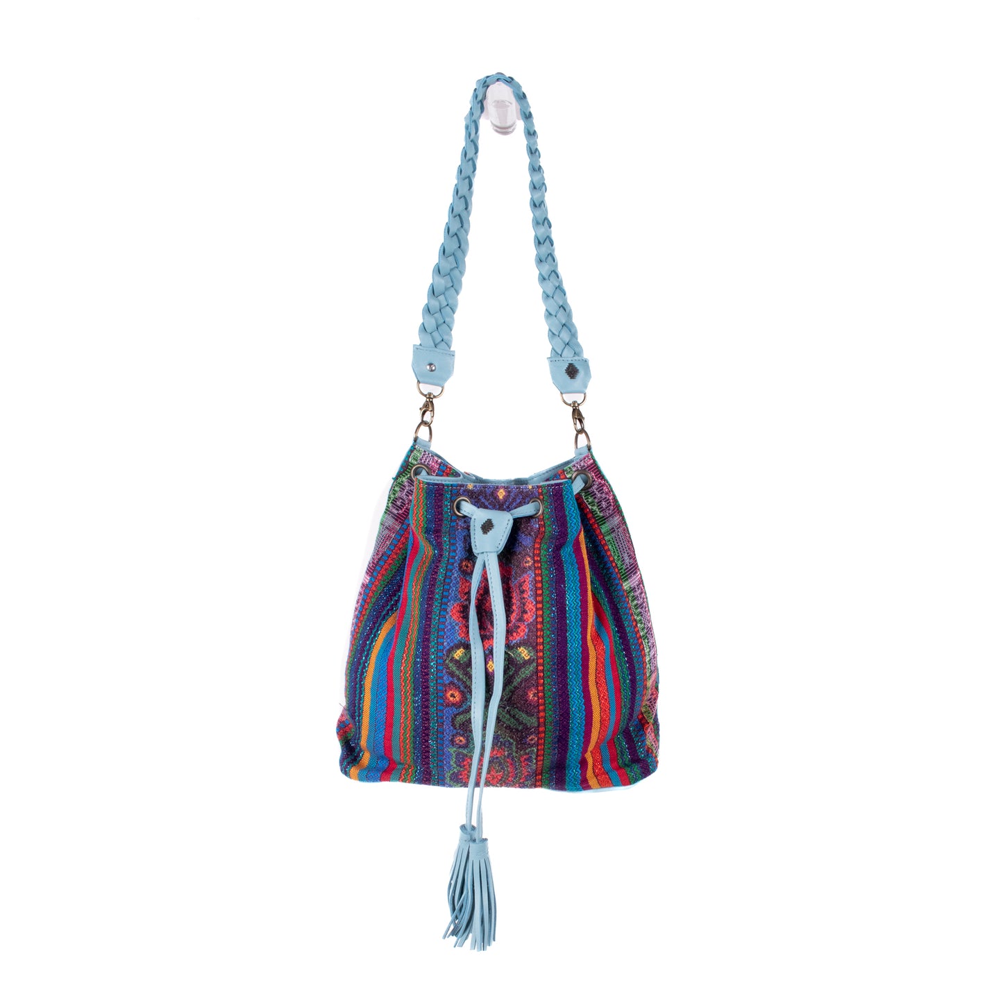 DRAWSTRING BUCKET BAG - CORTE - SKY BLUE - NO. 18395