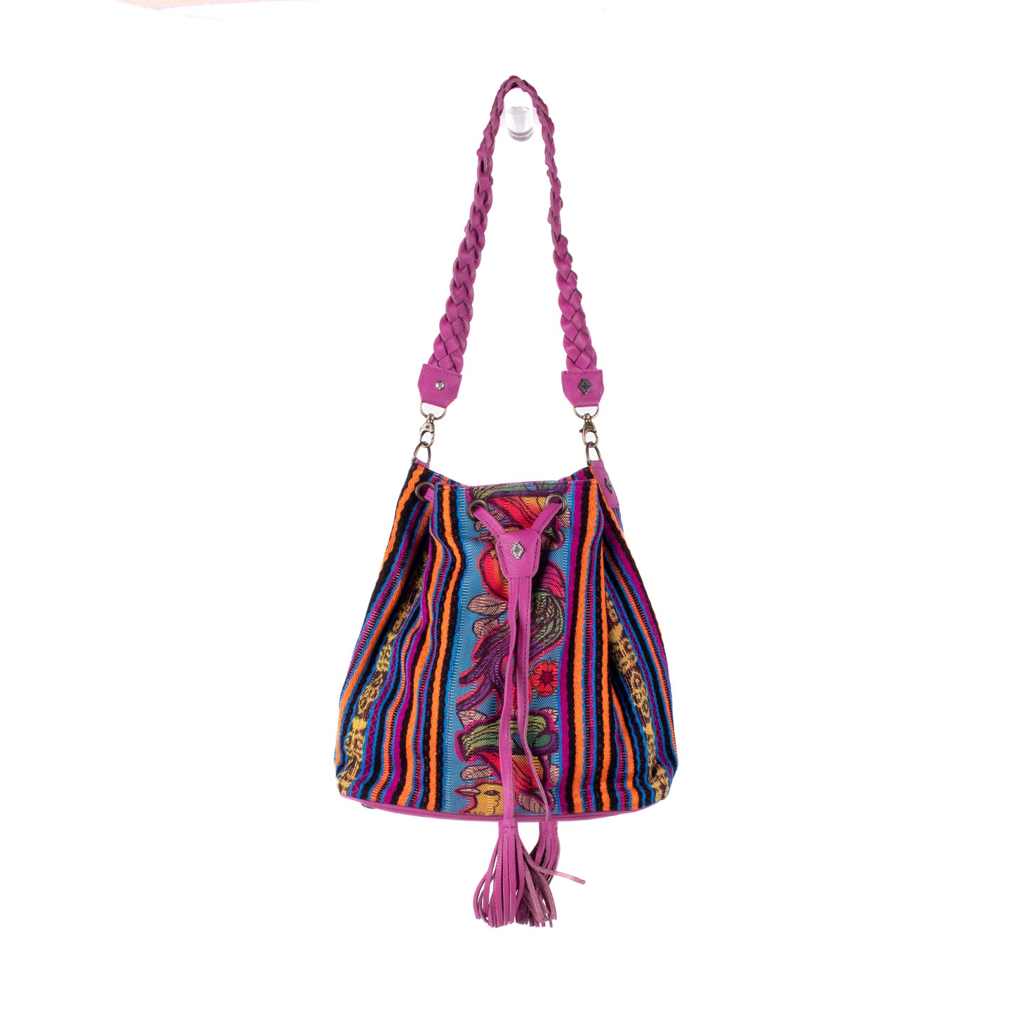 DRAWSTRING BUCKET BAG - CORTE - BABY RHINO - NO. 18396