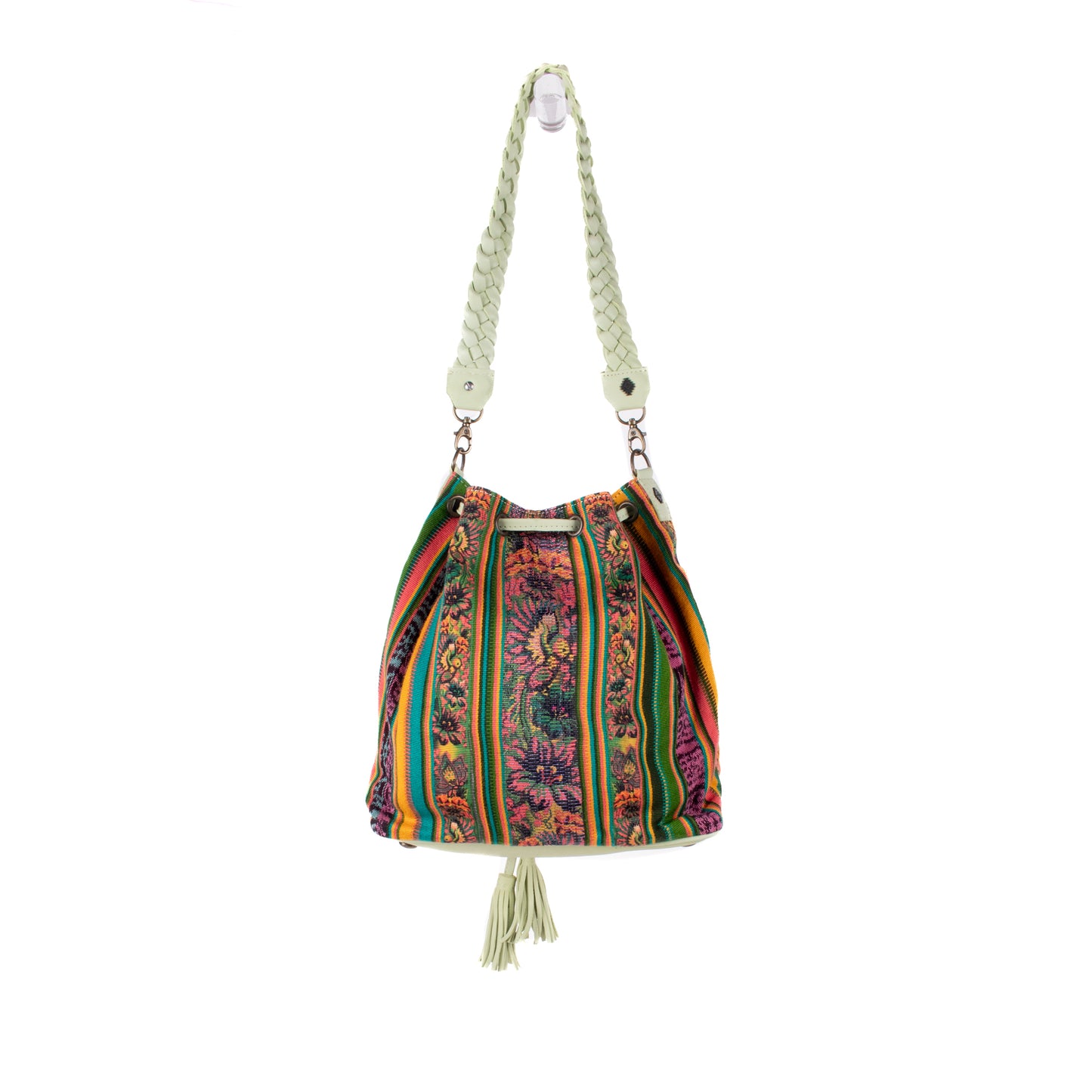 DRAWSTRING BUCKET BAG - CORTE - PISTACHIO - NO. 18397