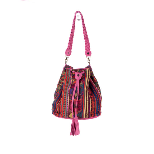 DRAWSTRING BUCKET BAG - CORTE - JAZZY - NO. 18398