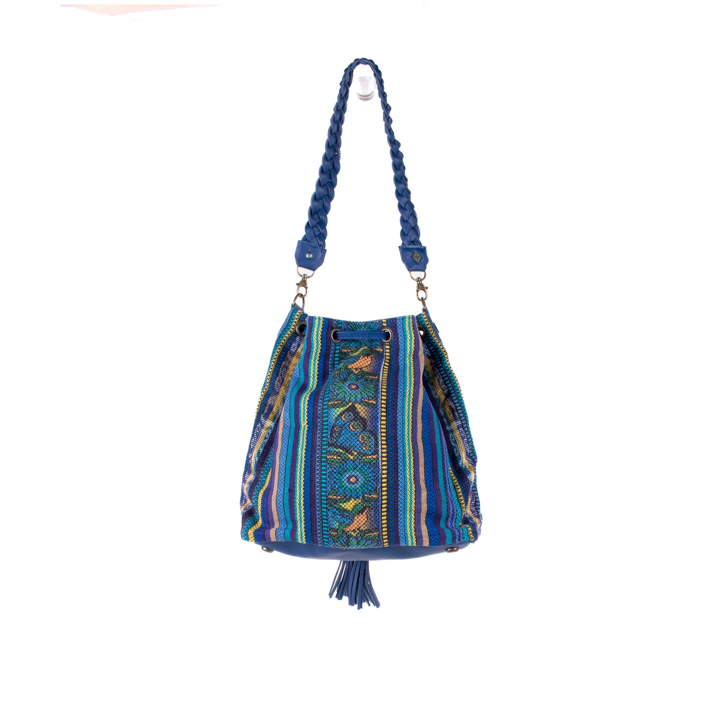 DRAWSTRING BUCKET BAG - CORTE - COBALT - NO. 18399