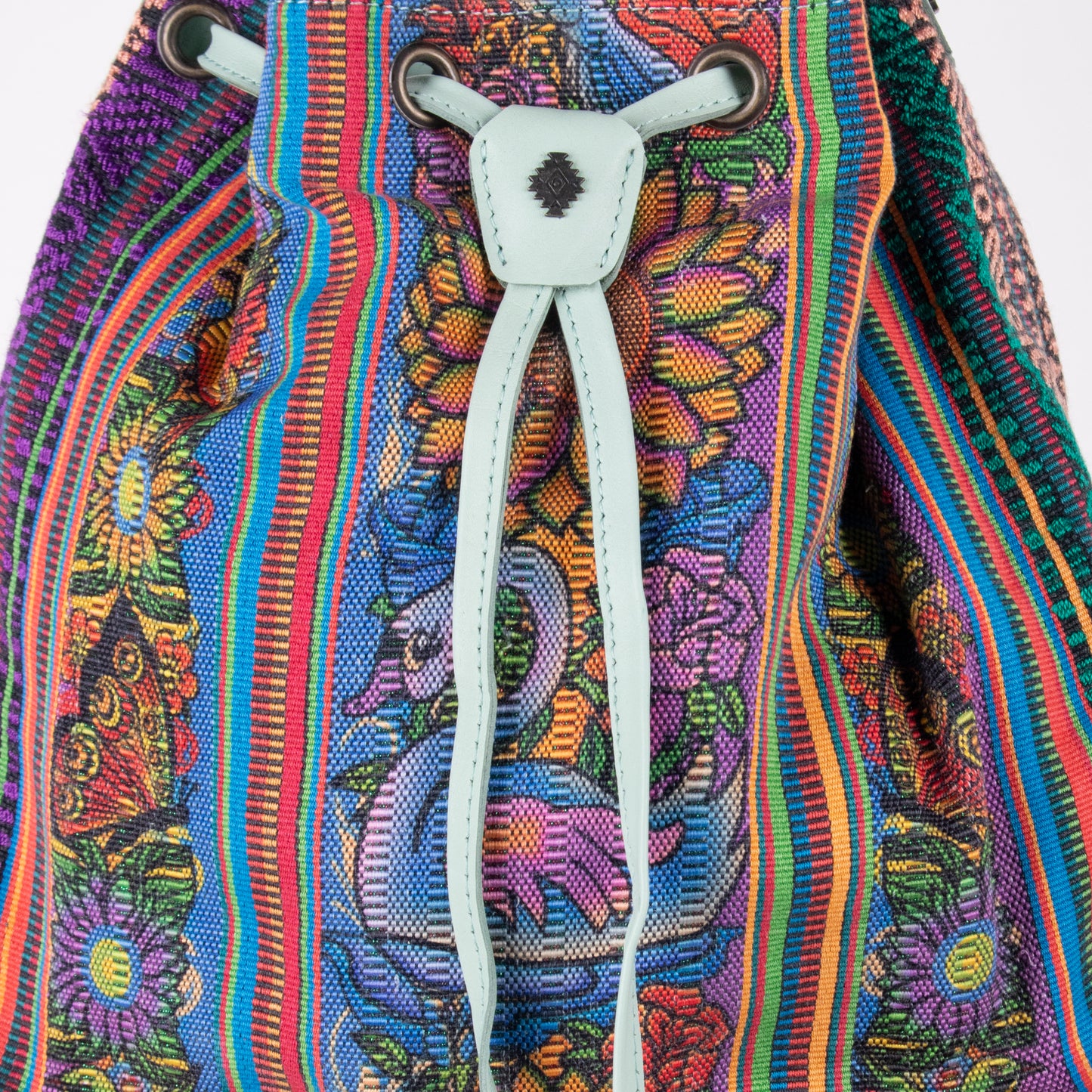 DRAWSTRING BUCKET BAG - CORTE - LUCITE - NO. 18400