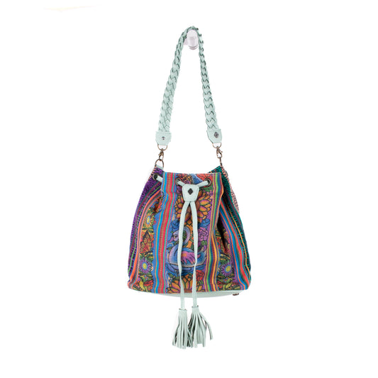 DRAWSTRING BUCKET BAG - CORTE - LUCITE - NO. 18400