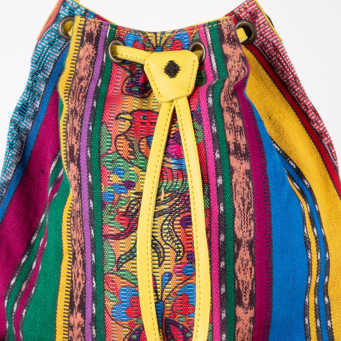 DRAWSTRING BUCKET BAG - CORTE - CANARY - NO. 18402