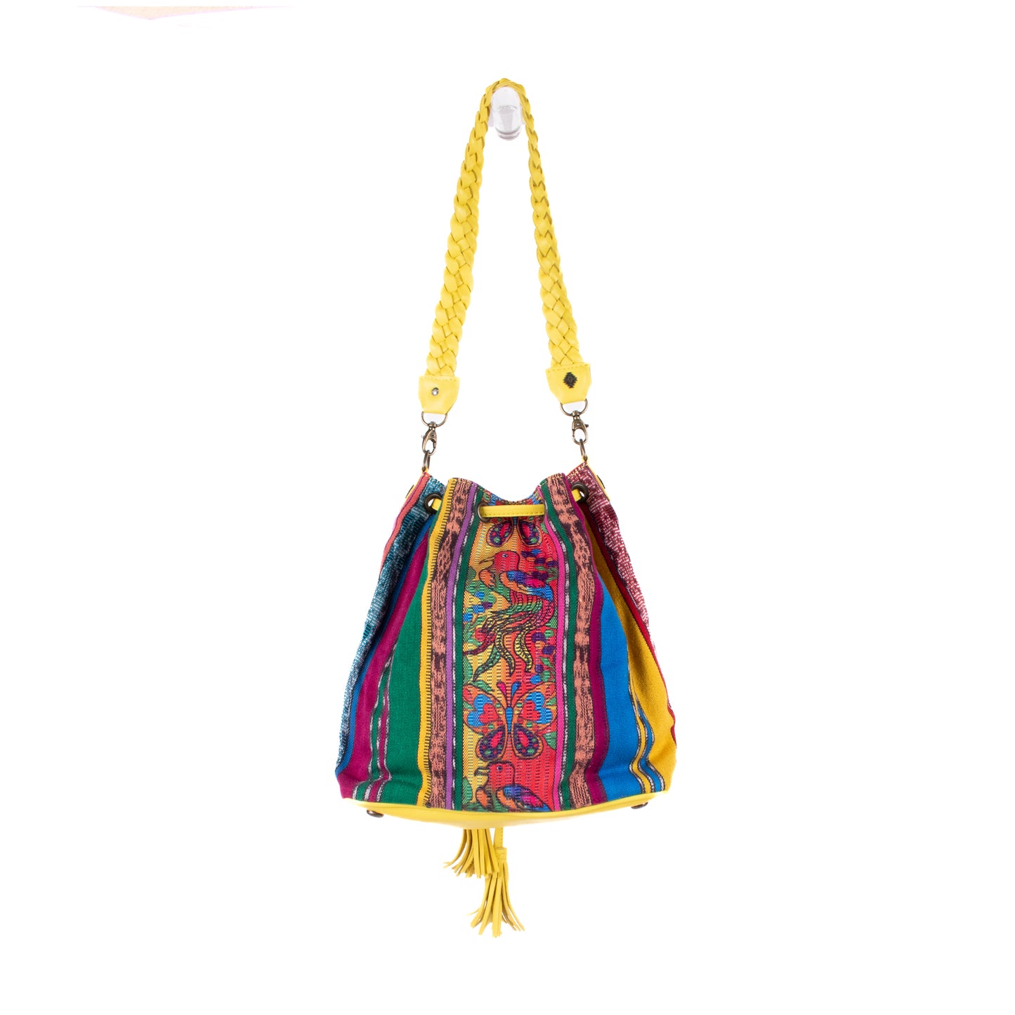 DRAWSTRING BUCKET BAG - CORTE - CANARY - NO. 18402