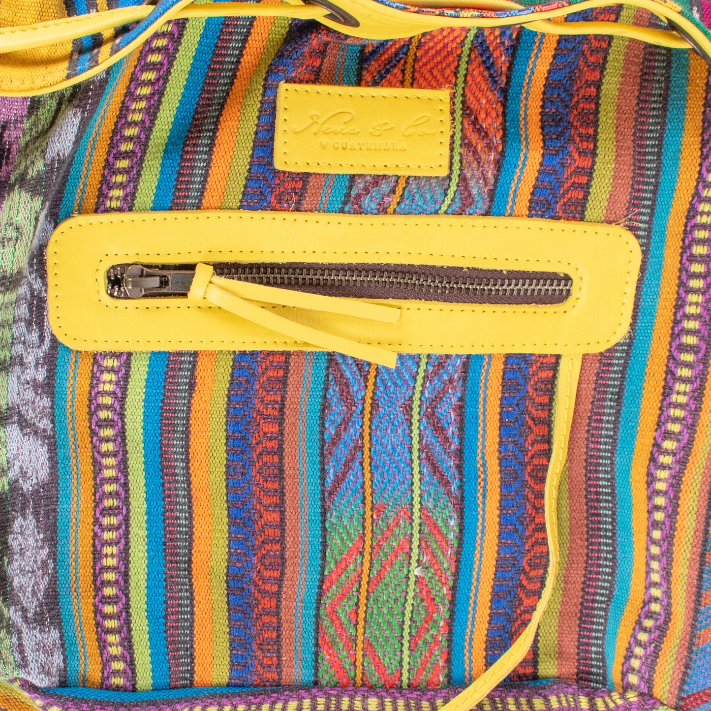 DRAWSTRING BUCKET BAG - CORTE - CANARY - NO. 18402