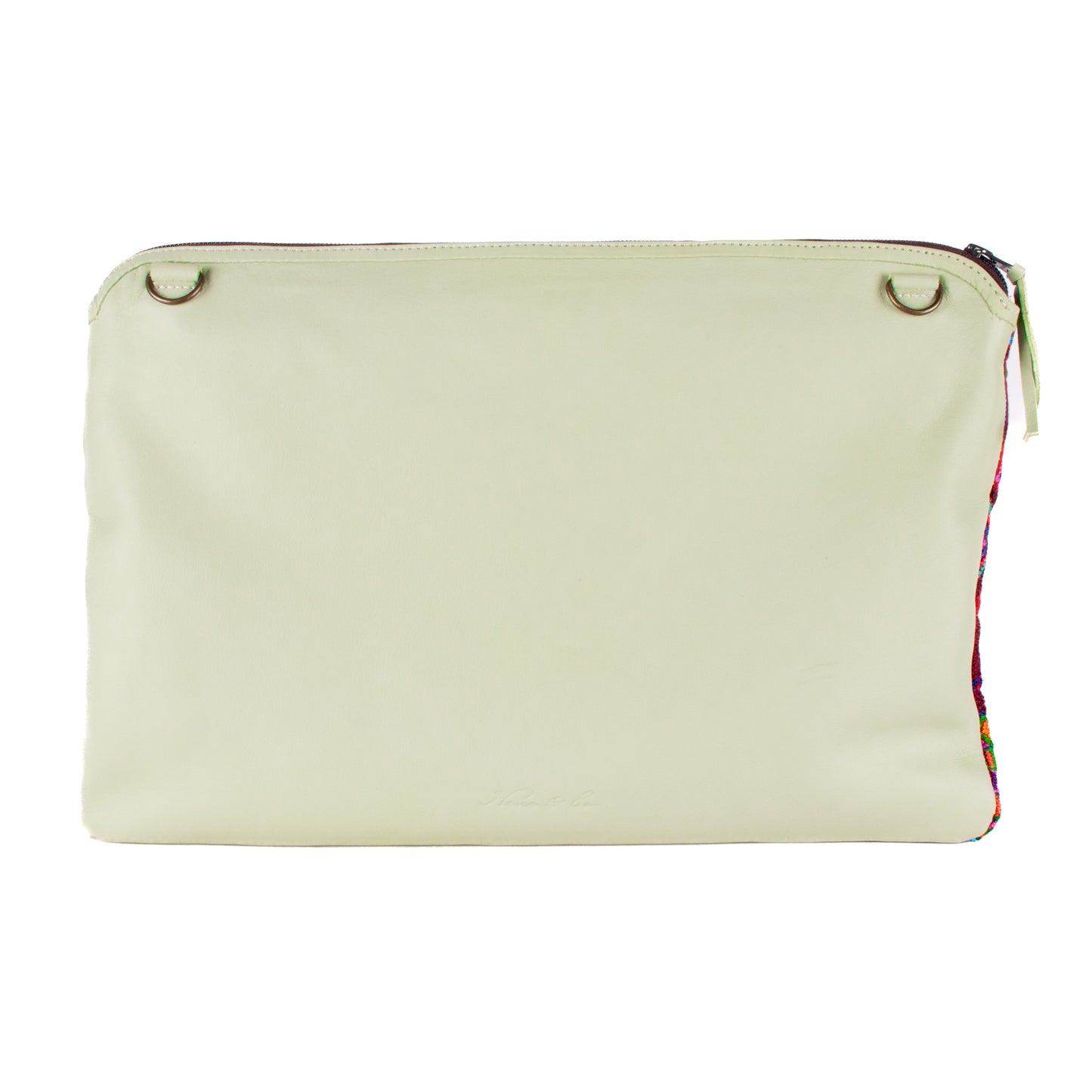 LAPTOP CASE 16" - OOAK HUIPIL - PISTACHO - NO. 18410