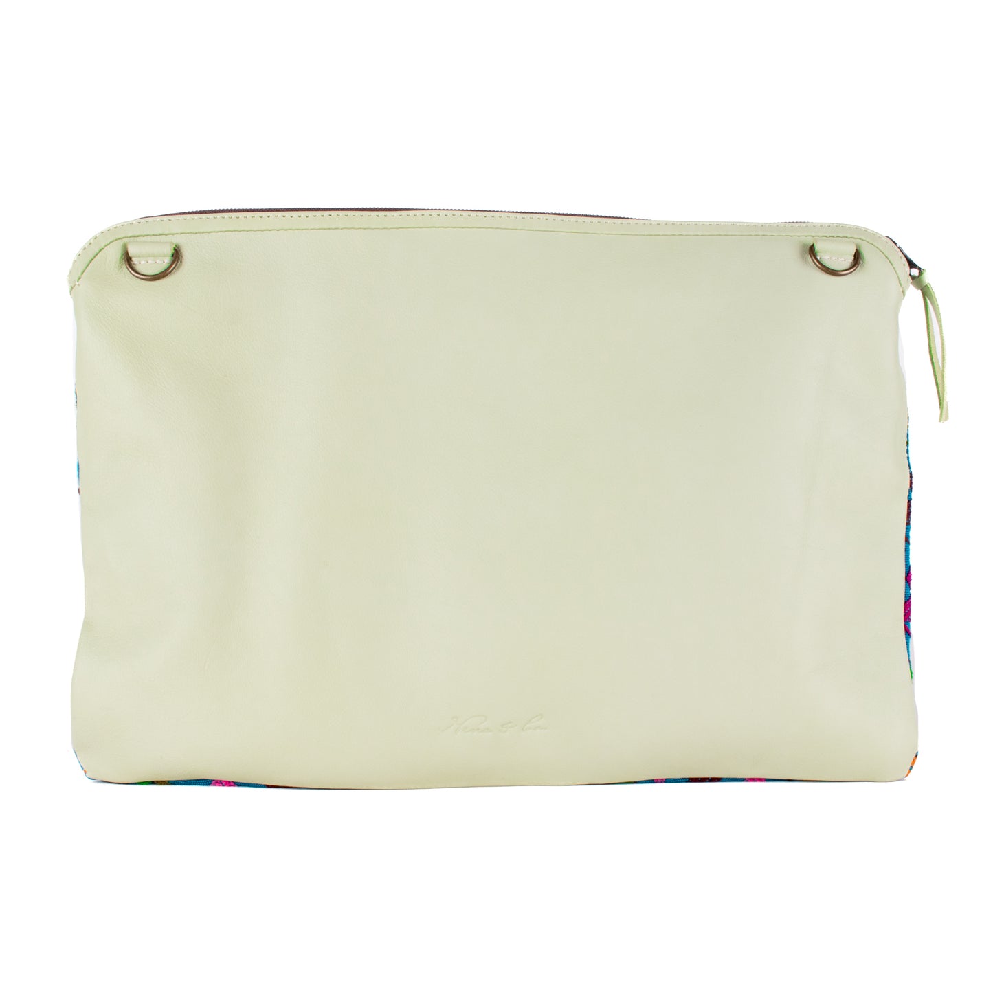 LAPTOP CASE 16" - OOAK HUIPIL - PISTACHO - NO. 18411