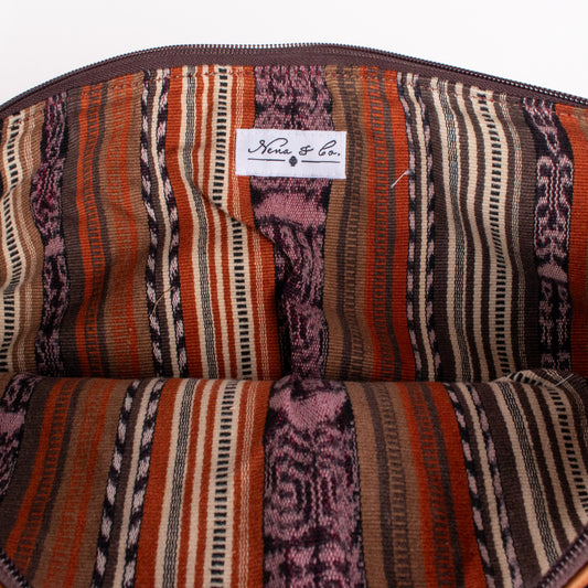 LAPTOP CASE 16" - OOAK HUIPIL - BRANDY - NO. 18416