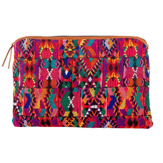 LAPTOP CASE 16" - OOAK HUIPIL - BRANDY - NO. 18416