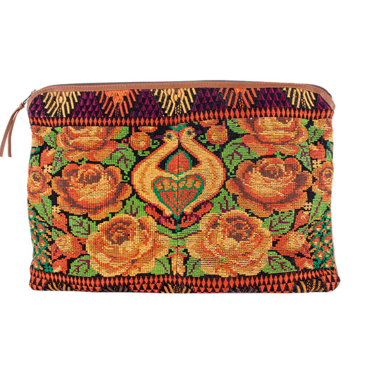 LAPTOP CASE 16" - OOAK HUIPIL - CAFE - NO. 18417