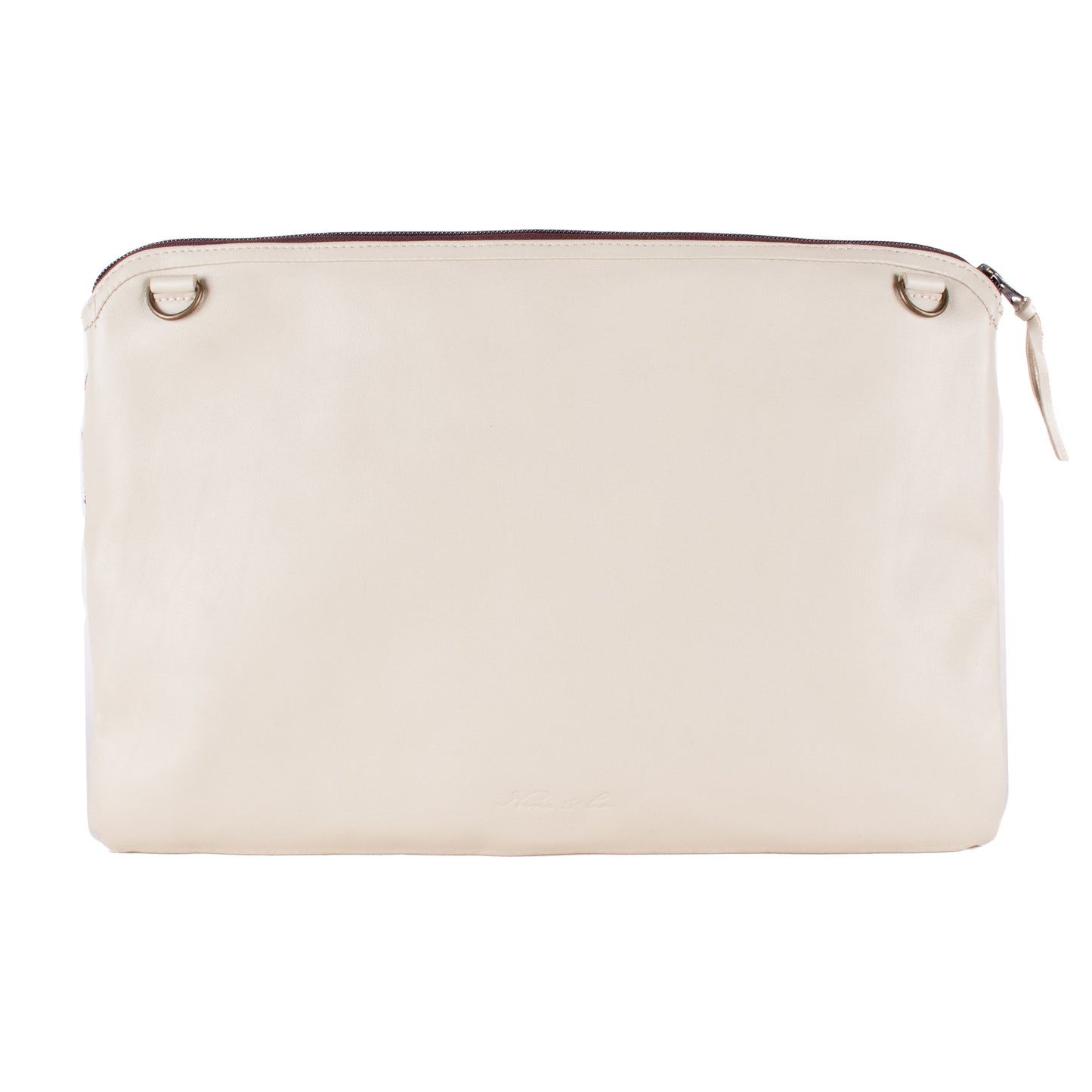 LAPTOP CASE 16" - OOAK HUIPIL - BONE - NO. 18422