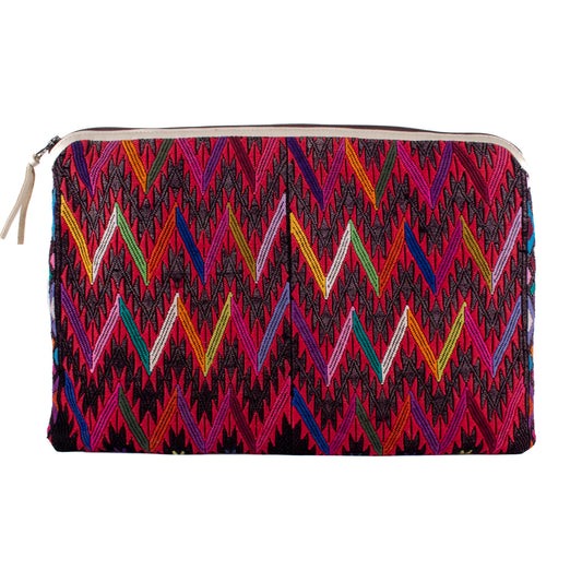 LAPTOP CASE 16" - OOAK HUIPIL - BONE - NO. 18422