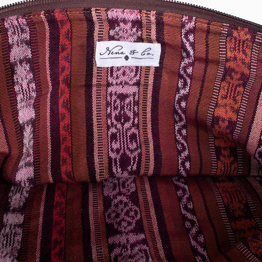 LAPTOP CASE 16" - OOAK HUIPIL - BOURBON - NO. 18424