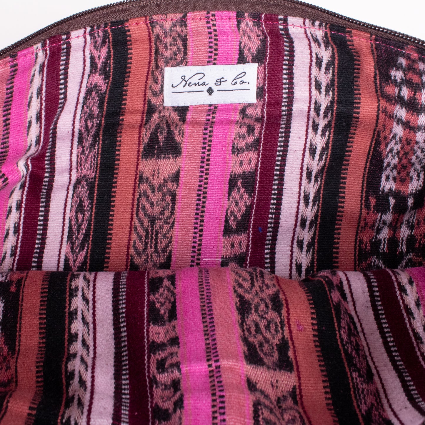 LAPTOP CASE 16" - OOAK HUIPIL - RASPBERRY - NO. 18425